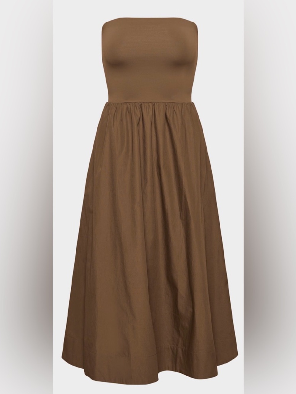 Aritzia  Babaton Strapless Fluid Poplin Dress Size Large